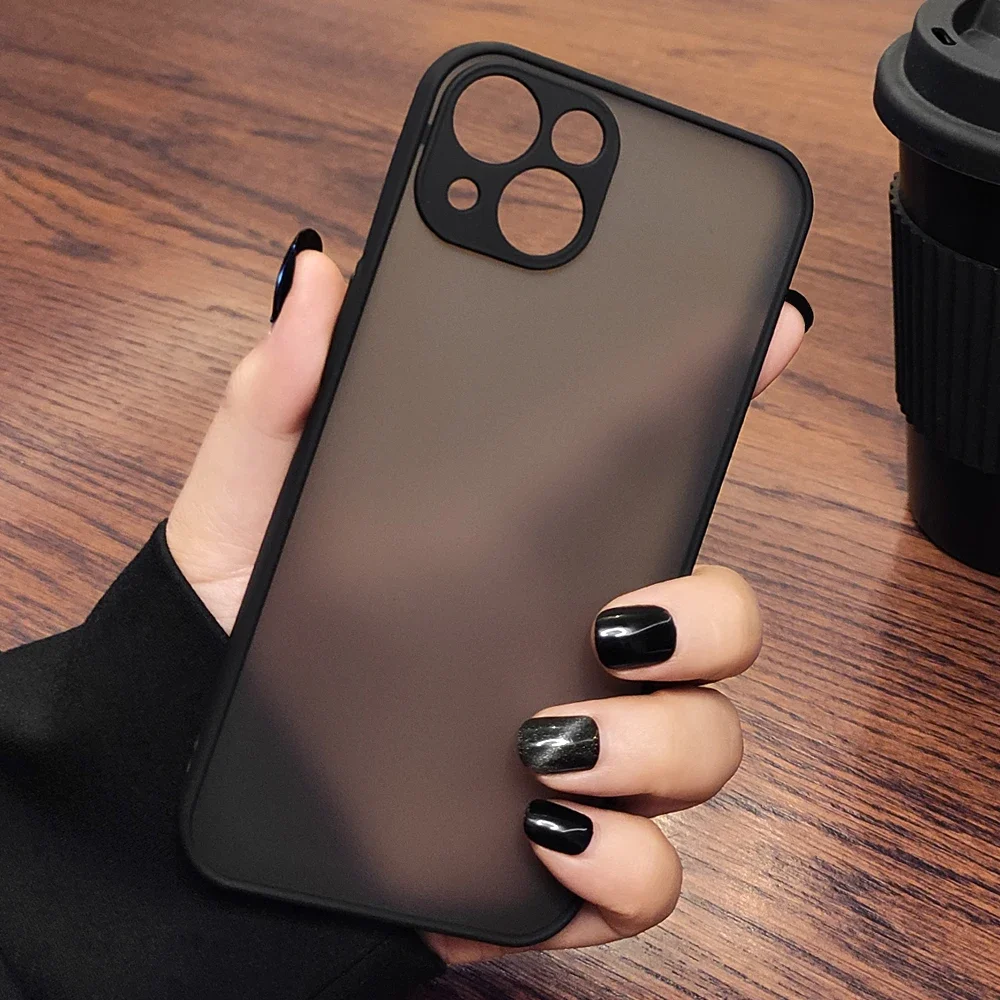 Luxury Shockproof Matte Hard PC Phone Case For iPhone 17 Air 16 16e 15 14 13 12 11 Pro Max Plus Mini Bumper Transparent Cover - Image 5