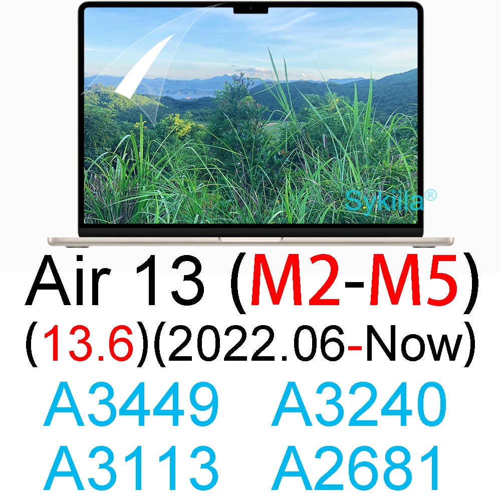 Screen Protector for MacBook Air 13 M5 M4 M3 M2 M1 Air 15 Pro 14 15 16 11 12 13 Neo Skin HD Soft Film Guard A3449 A3448 A3427 - Image 15