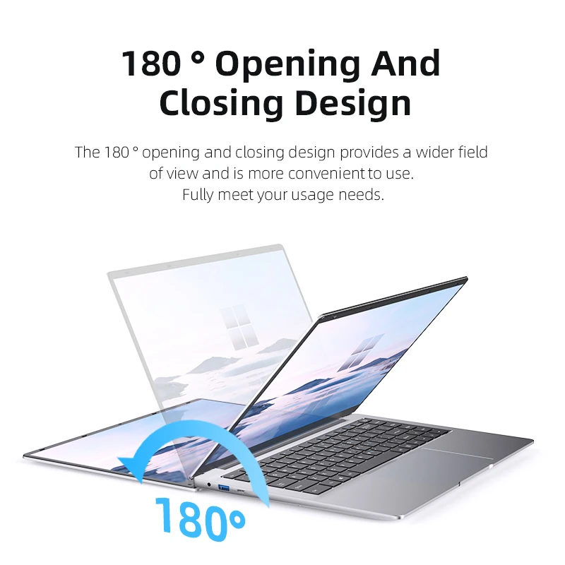 Xiaman Ultra Slim Windows 11 Laptop Computer 14.1" 12GB RAM 1TB SSD Intel Atom A3950 Notebook 1920*1080 Office Study Computer PC - Image 4
